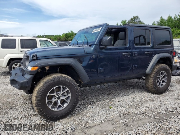 2025 Jeep Wrangler Sport S with VIN 1C4PJXDN1SW508861, listed as a Copart auction lot 55403205 with Not provided miles and Salvage title. Bid and sale history available at DreamBid. Image 1.