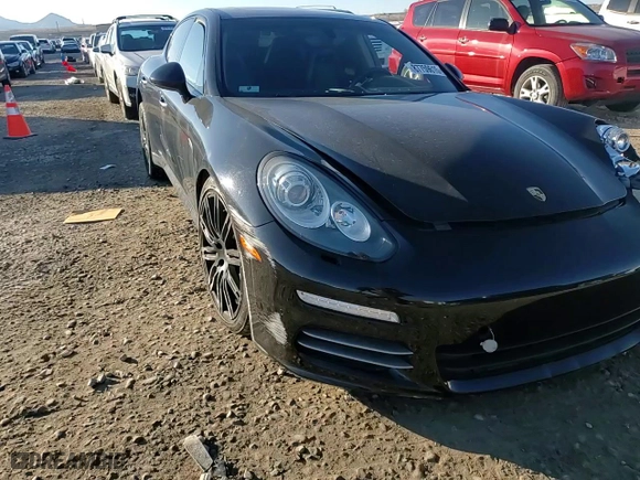 2015 Porsche Panamera 4 with VIN WP0AA2A73FL006861, listed as a Copart auction lot 87759615 with 89,383 mi miles and Salvage Title. Bid and sale history available at carsss.com. Image 10.