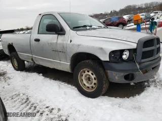 2005 Dodge Ram 1500 SLT with VIN 1D7HU16NX5J608275, listed as a Copart auction lot 43838535 with 195,901 mi miles and Salvage Title. Bid and sale history available at carsss.com. Image 4.