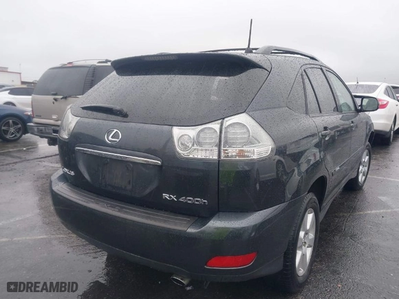 2007 Lexus RX 400h with VIN JTJGW31U872003871, listed as a IAAI auction lot 41579851 with 98,758 mi miles. Bid and sale history available at carsss.com. Image 4.