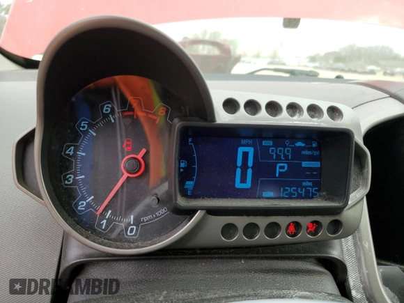 2015 Chevrolet Sonic LT with VIN 1G1JC5SB7F4148860, listed as a Copart auction lot 50632085 with 125,475 mi miles and Salvage Title. Bid and sale history available at DreamBid. Image 9.