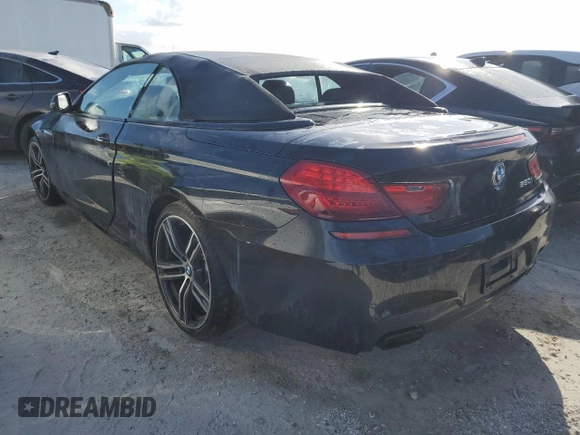 2018 BMW 6 Series 650i with VIN WBA6F5C58JD997138, listed as a Copart auction lot 73667044 with 0 mi miles and Non Repairable. Bid and sale history available at carsss.com. Image 2.