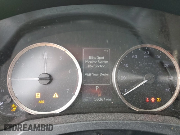2020 Lexus IS 300 with VIN JTHAA1D22L5105552, listed as a Copart auction lot 76904084 with 50,364 mi miles and Salvage title. Bid and sale history available at DreamBid. Image 9.