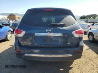 2016 Nissan Pathfinder S with VIN 5N1AR2MNXGC602906, listed as a Copart auction lot 52169205 with 118,194 mi miles and Salvage Title. Bid and sale history available at carsss.com. Image 6.