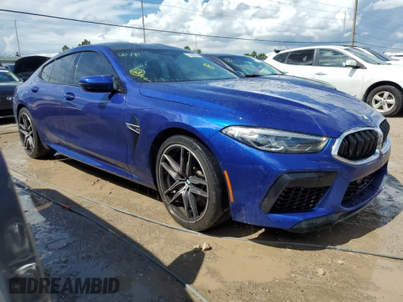 2020 BMW M8 Competition z VIN WBSGV0C03LCE02248, wystawiony jako Copart lot #73882314 z przebiegiem 22 844 mil mil oraz Nie do naprawy • Non repairable. Historia ofert i sprzedaży dostępna na DreamBid. Obrazek 4.