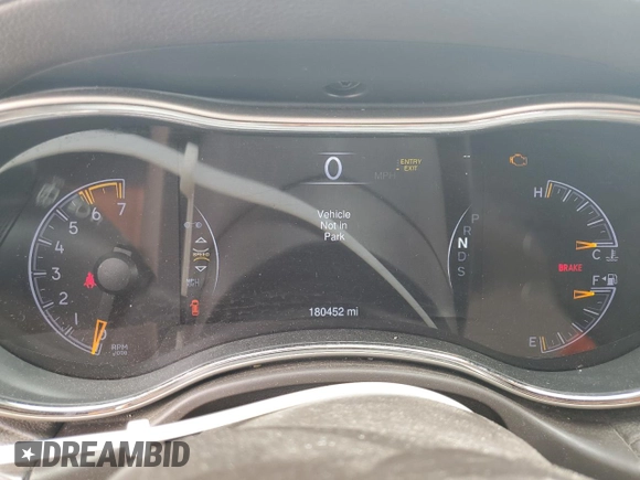 2015 Jeep Grand Cherokee Overland with VIN 1C4RJFCT5FC913728, listed as a Copart auction lot 51605375 with 180,452 mi miles and Salvage Title. Bid and sale history available at carsss.com. Image 9.