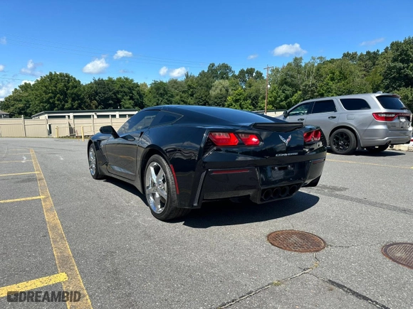 2014 Chevrolet Corvette Stingray 3LT with VIN 1G1YF2D75E5120044, listed as a Copart auction lot 68876414 with 93,168 mi miles and Clean Title. Bid and sale history available at carsss.com. Image 2.