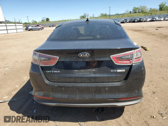 2014 Kia Optima EX with VIN KNAGN4AD2E5076481, listed as a Copart auction lot 57129645 with 134,641 mi miles and Clean title. Bid and sale history available at DreamBid. Image 6.