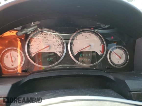 2010 Dodge Grand Caravan with VIN 2D4RN5D11AR475417, listed as a Copart auction lot 54242295 with 155,775 mi miles and Salvage Title. Bid and sale history available at DreamBid. Image 9.