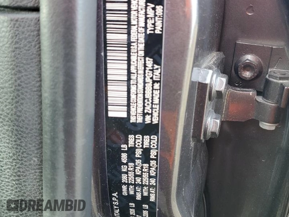 2018 Jeep Renegade Altitude with VIN ZACCJBBB9JPG71487, listed as a Copart auction lot 43270695 with 112,018 mi miles and Salvage title. Bid and sale history available at DreamBid. Image 13.