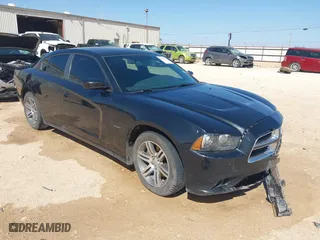 2014 Dodge Charger RT with VIN 2C3CDXCT3EH156038, listed as a IAAI auction lot 41748907 with 117,430 mi miles. Bid and sale history available at carsss.com. Image 1.