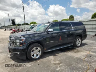 2016 Chevrolet Suburban LTZ with VIN 1GNSKJKC2GR167263, listed as a Copart auction lot 57046105 with 75,185 mi miles and Clean title. Bid and sale history available at DreamBid. Image 1.