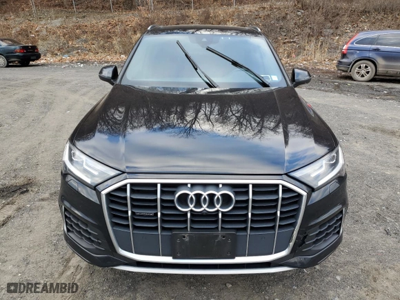 2021 Audi Q7 Premium with VIN WA1AJAF75MD034388, listed as a Copart auction lot 87165444 with 58,970 mi miles and Salvage Title. Bid and sale history available at carsss.com. Image 5.
