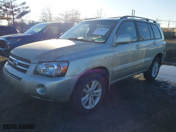 2007 Toyota Highlander Hybrid w/3rd Row with VIN JTEEW21AX70039370, listed as a IAAI auction lot 41601611 with 219,833 mi miles. Bid and sale history available at carsss.com. Image 17.