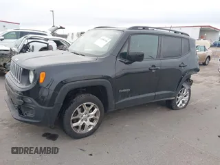 2018 Jeep Renegade Latitude with VIN ZACCJBBB4JPJ07324, listed as a IAAI auction lot 41854706 with 61,257 mi miles and . Bid and sale history available at carsss.com. Image 18.