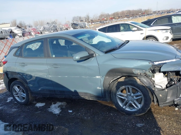 2022 Hyundai Kona SE with VIN KM8K2CAB6NU797564, listed as a IAAI auction lot 41638073 with 47,966 mi miles and . Bid and sale history available at DreamBid. Image 13.
