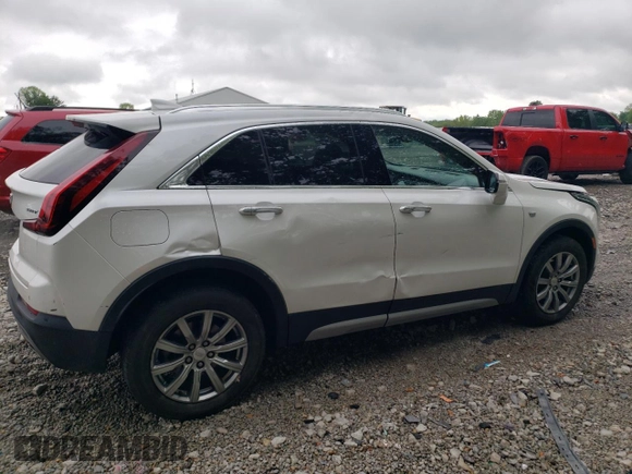 2021 Cadillac XT4 FWD Premium Luxury with VIN 1GYFZCR4XMF050649, listed as a Copart auction lot 58714445 with 33,233 mi miles and Non repairable. Bid and sale history available at DreamBid. Image 3.