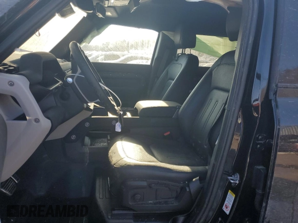 2022 Land Rover Defender S with VIN SALEJ7RX9N2079507, listed as a Copart auction lot 88658025 with 26,381 mi miles and Salvage title. Bid and sale history available at DreamBid. Image 7.