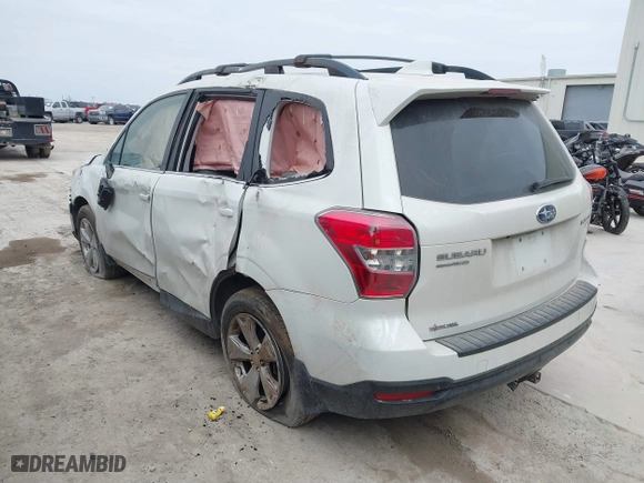 2016 Subaru Forester 2.5i Limited with VIN JF2SJAHC5GH477448, listed as a IAAI auction lot 41615282 with 105,879 mi miles. Bid and sale history available at carsss.com. Image 3.