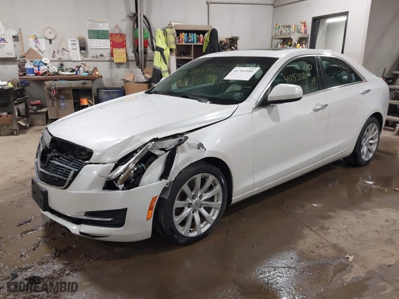 2017 Cadillac ATS Sedan AWD with VIN 1G6AG5RX0H0133952, listed as a IAAI auction lot 41753384 with 152,144 mi miles. Bid and sale history available at carsss.com. Image 17.