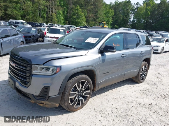 2021 GMC Acadia SLE with VIN 1GKKNRLS3MZ147270, listed as a IAAI auction lot 42211633 with 94,884 mi miles and . Bid and sale history available at DreamBid. Image 2.