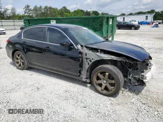 2012 Infiniti G25 Journey with VIN JN1DV6AP2CM812367, listed as a Copart auction lot 55430775 with 120,256 mi miles and Salvage title. Bid and sale history available at DreamBid. Image 4.