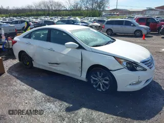 2011 Hyundai Sonata SE with VIN 5NPEC4AC1BH165655, listed as a IAAI auction lot 41874975 with 156,482 mi miles. Bid and sale history available at carsss.com. Image 1.