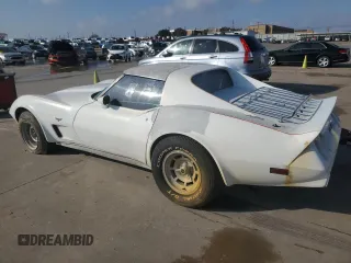 1977 Chevrolet Corvette with VIN 1Z37L7S435042, listed as a Copart auction lot 44217135 with 72,182 mi miles and Clean title. Bid and sale history available at DreamBid. Image 2.
