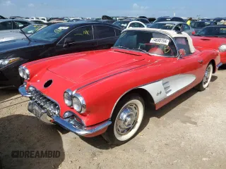 1958 Chevrolet Corvette с VIN J58S109066, выставлен на аукционе Copart как лот 74830194 с пробегом 35 914 миль миль и На запчасти • Non repairable. История ставок и продаж доступна на DreamBid. Изображение 1.