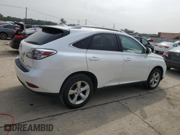 2010 Lexus RX 350 with VIN JTJBK1BA4A2002285, listed as a Copart auction lot 60597945 with 61,903 mi miles and Salvage title. Bid and sale history available at DreamBid. Image 3.