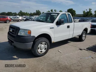 2007 Ford F-150 XL with VIN 1FTRF14W27NA85236, listed as a Copart auction lot 64077605 with 138,086 mi miles and Clean title. Bid and sale history available at DreamBid. Image 1.