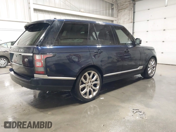 2016 Land Rover Range Rover Supercharged with VIN SALGS2EFXGA290049, listed as a IAAI auction lot 42414328 with 73,188 mi miles and . Bid and sale history available at DreamBid. Image 4.