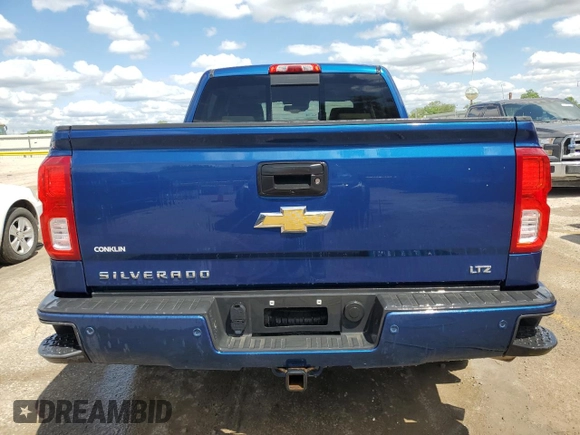 2016 Chevrolet Silverado 1500 LTZ with VIN 3GCUKSEC8GG112626, listed as a Copart auction lot 46420865 with 158,469 mi miles and Salvage Title. Bid and sale history available at carsss.com. Image 6.
