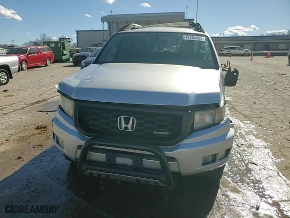 2013 Honda Ridgeline Sport with VIN 5FPYK1F78DB010653, listed as a Copart auction lot 47284465 with 165,528 mi miles and Salvage Title. Bid and sale history available at carsss.com. Image 14.