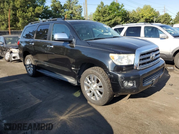 2014 Toyota Sequoia Limited with VIN 5TDJW5G10ES102868, listed as a Copart auction lot 61729614 with 171,215 mi miles and Salvage Title. Bid and sale history available at carsss.com. Image 4.