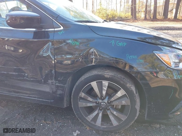 2019 Nissan Sentra S with VIN 3N1AB7AP7KY304683, listed as a IAAI auction lot 41052620 with 151,076 mi miles. Bid and sale history available at carsss.com. Image 6.