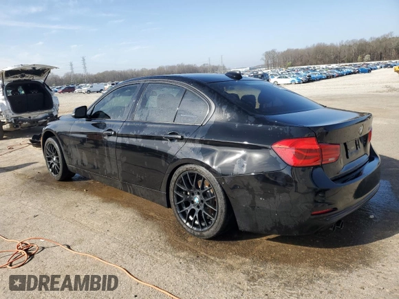 2016 BMW 3 Series 328i with VIN WBA8E9C59GK647198, listed as a Copart auction lot 48223225 with 138,704 mi miles and Salvage Title. Bid and sale history available at DreamBid. Image 2.