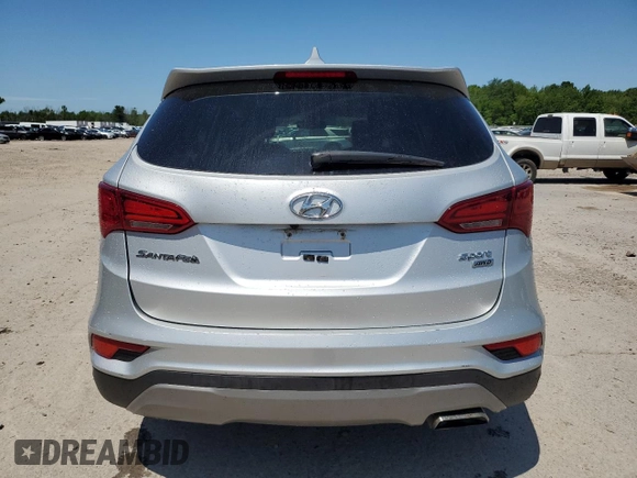 2017 Hyundai Santa Fe 2.4L with VIN 5XYZTDLB0HG466987, listed as a Copart auction lot 62330505 with 108,924 mi miles and Salvage title. Bid and sale history available at DreamBid. Image 6.