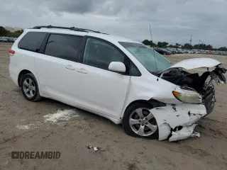 2014 Toyota Sienna LE AAS with VIN 5TDKK3DC8ES499840, listed as a Copart auction lot 46576365 with 3,731 mi miles and Non repairable. Bid and sale history available at DreamBid. Image 4.
