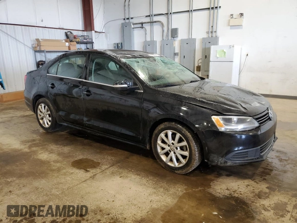 2013 Volkswagen Jetta SE with VIN 3VWBX7AJ2DM433307, listed as a Copart auction lot 56095105 with 247,383 mi miles and Salvage title. Bid and sale history available at DreamBid. Image 4.