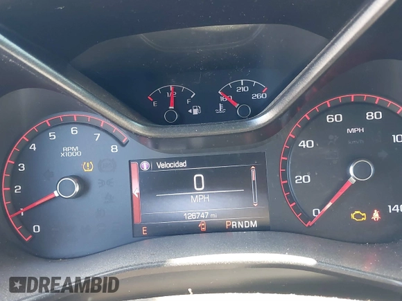 2016 GMC Canyon 2WD SLT with VIN 1GTG5DE35G1184141, listed as a IAAI auction lot 40875490 with 126,747 mi miles. Bid and sale history available at carsss.com. Image 15.