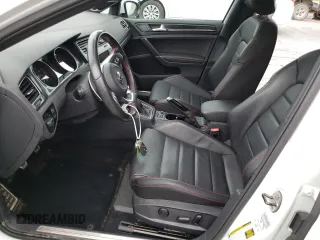 2017 Volkswagen Golf GTI Autobahn with VIN 3VW547AU7HM030011, listed as a Copart auction lot 61709814 with 43,693 mi miles and Salvage Title. Bid and sale history available at carsss.com. Image 7.