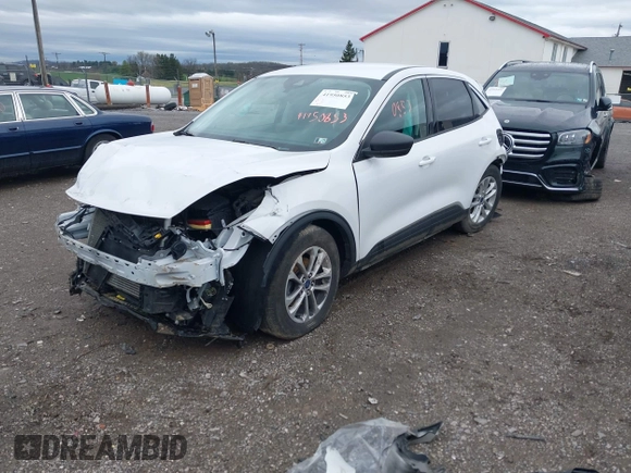 2022 Ford Escape SE with VIN 1FMCU0G61NUA66970, listed as a IAAI auction lot 41950853 with 98,996 mi miles. Bid and sale history available at carsss.com. Image 2.