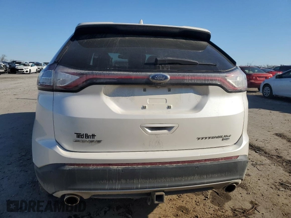 2018 Ford Edge Titanium with VIN 2FMPK4K85JBB36512, listed as a Copart auction lot 45997105 with 126,720 mi miles and Salvage Title. Bid and sale history available at carsss.com. Image 6.