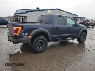 2023 Ford F-150 Raptor with VIN 1FTFW1RG0PFD16861, listed as a Copart auction lot 52928285 with 19,454 mi miles and Salvage Title. Bid and sale history available at DreamBid. Image 3.