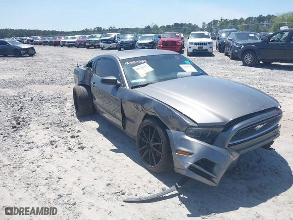 2014 Ford Mustang V6 with VIN 1ZVBP8AM1E5218928, listed as a IAAI auction lot 42039119 with 159,700 mi miles. Bid and sale history available at carsss.com. Image 6.