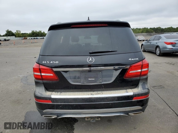 2017 Mercedes-Benz GLS 450 with VIN 4JGDF6EE1HA810438, listed as a Copart auction lot 68305714 with Not Provided miles and Salvage Title. Bid and sale history available at DreamBid. Image 6.