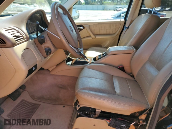 2001 Mercedes-Benz M 320/430/500 with VIN 4JGAB54E41A280868, listed as a Copart auction lot 47829955 with 111,475 mi miles and Salvage title. Bid and sale history available at DreamBid. Image 7.
