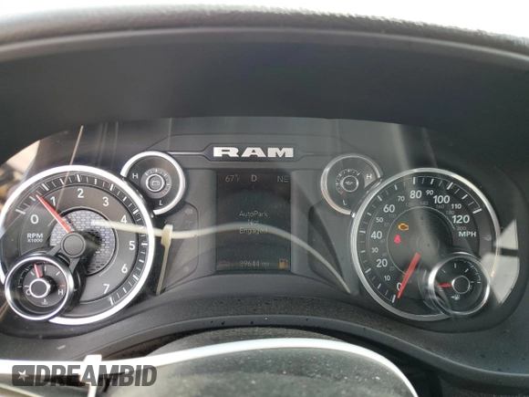 2023 Ram 1500 Big Horn with VIN 1C6RREFT9PN654317, listed as a Copart auction lot 51308155 with 39,644 mi miles and Clean title. Bid and sale history available at DreamBid. Image 9.
