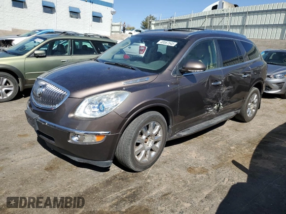 2012 Buick Enclave Leather with VIN 5GAKVCED1CJ195663, listed as a Copart auction lot 48567545 with 209,727 mi miles and Salvage Title. Bid and sale history available at carsss.com. Image 1.